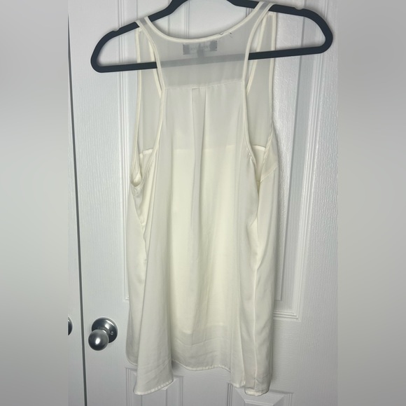 White Flowy Summer Tank Top - Picture 4 of 5